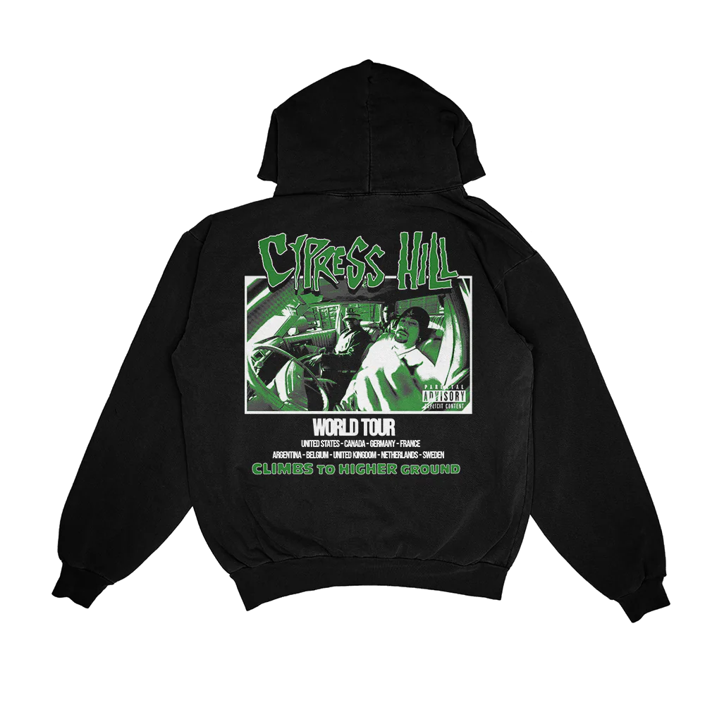 Cypress Hill Heavyweight Black Hoodie - Image 4
