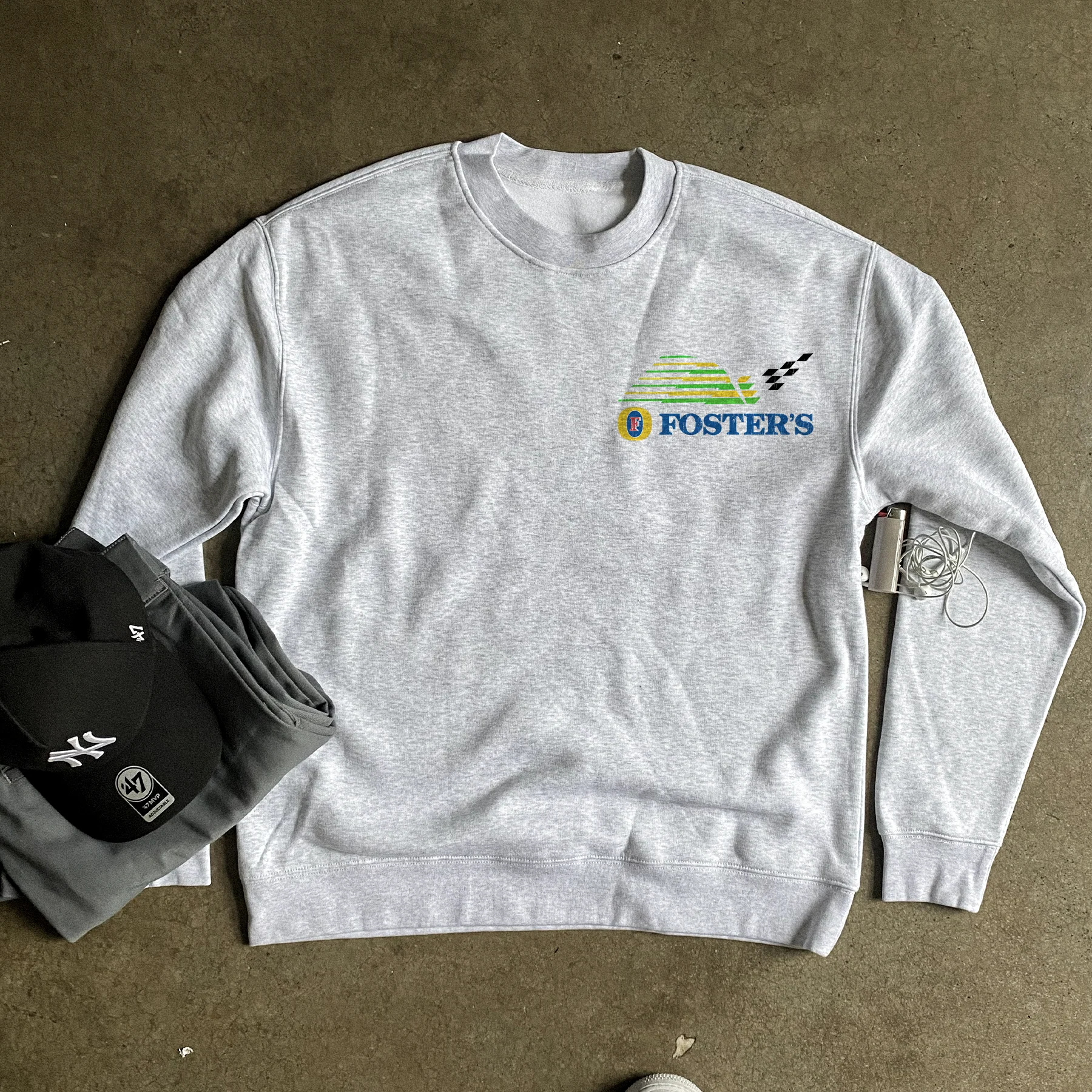 Retro 1986 Fosters F1 Crewneck Sweater - Image 3